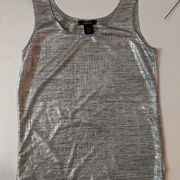 Silver Tank top size Small Gray - Picture 1 of 5